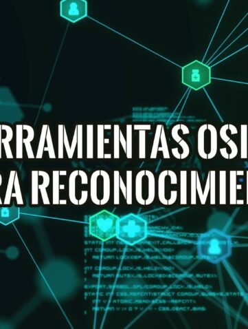 8 Herramientas OSINT para Ciberseguridad y Reconocimiento 22 Red de datos e iconos sobre un fondo digital, ilustrando el uso de herramientas OSINT para reconocimiento en ciberseguridad.