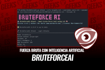 Tutorial sobre BruteForceAI, una herramienta de fuerza bruta con inteligencia artificial para pruebas de intrusión.