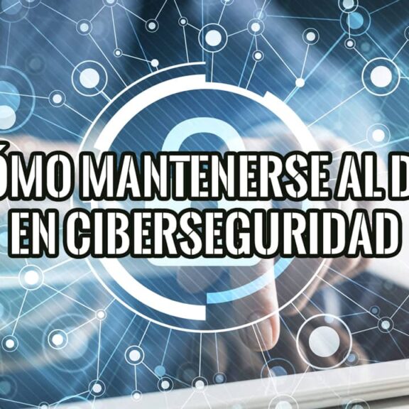 Profesional usa una tableta con una red de conexiones digital sobre cómo mantenerse al día en ciberseguridad